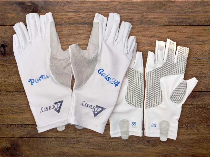 Custom Hiking Gloves For Group, with Initials