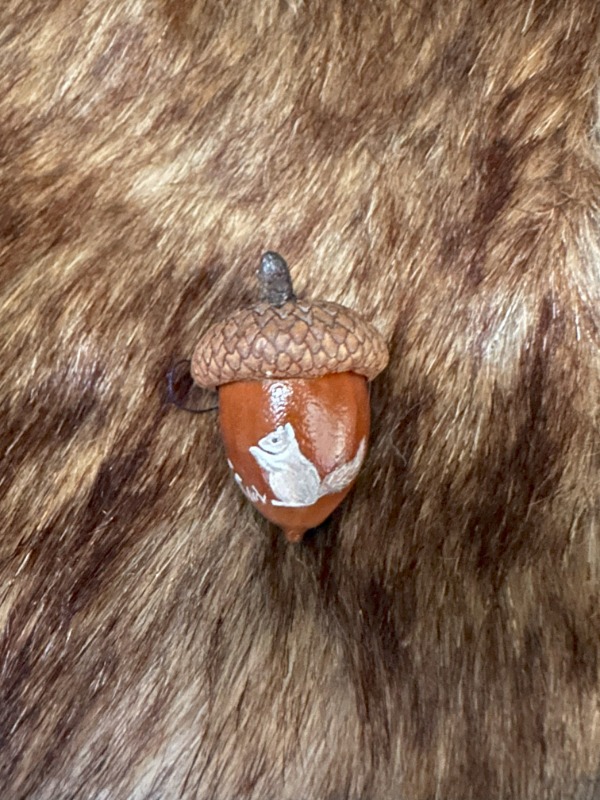 Squirrel on Acorn - Acrylic